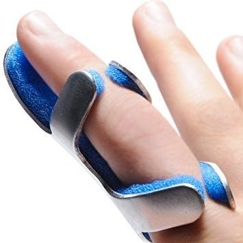 S M L type Bendable fournitures médicales de grenouille d'aluminium en métal d'attelle de doigt