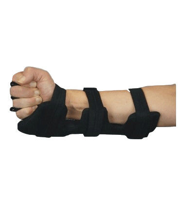 Accolade orthopédique S M L de soutien de main d'accolade de poignet de cadre en aluminium flexible
